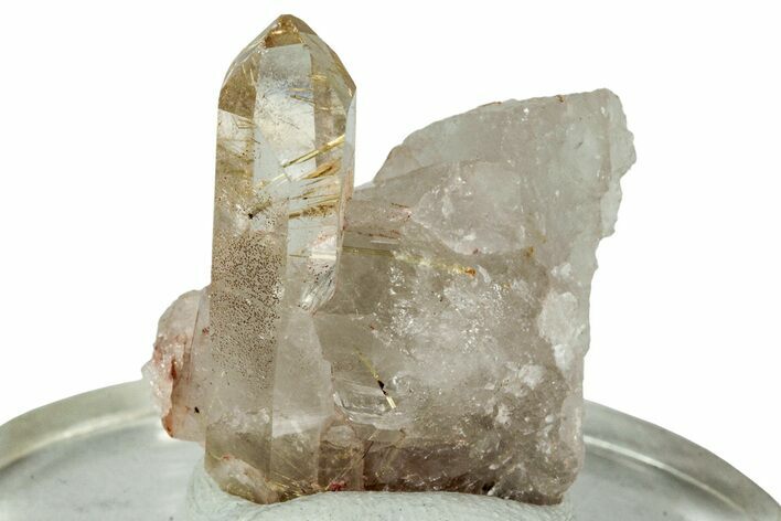 Glassy Rutilated Quartz Crystal - Brazil #244759